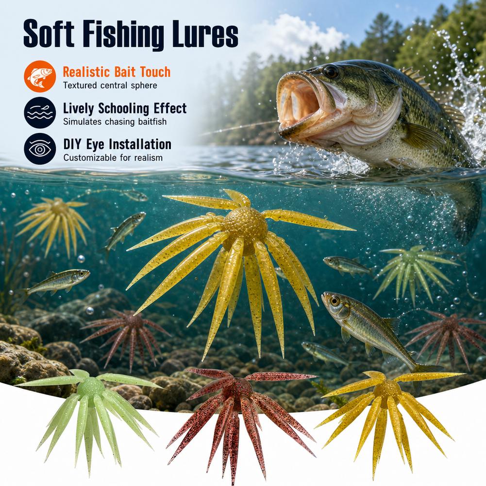 17mm Finesse Bass Fishing Soft - Fishing Lure Soft Plastic review and price