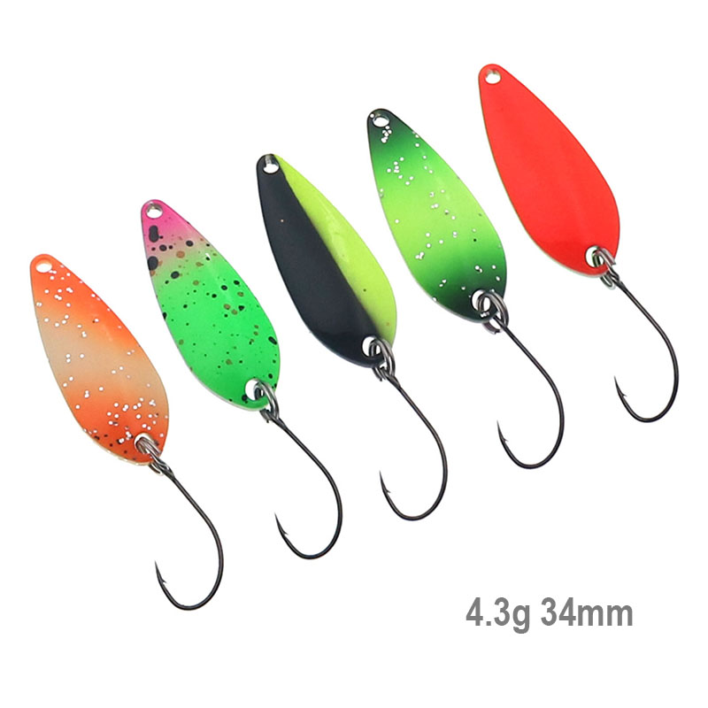 Fishing Spoon 4.3g 34mm UV Col - Fishing Lure Spoon review and price