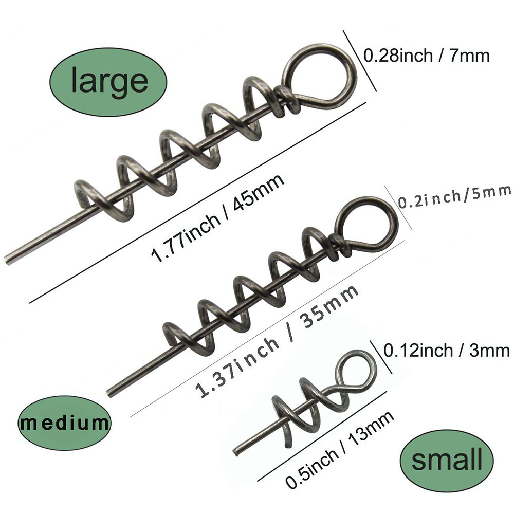 30pcs Stainless Steel Spring L - Fishing Lure Accessories review and price