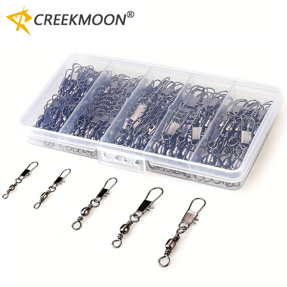 100Pcs/Lot 4#6#8#10#12# Swivel - Fishing Lure Accessories review and price
