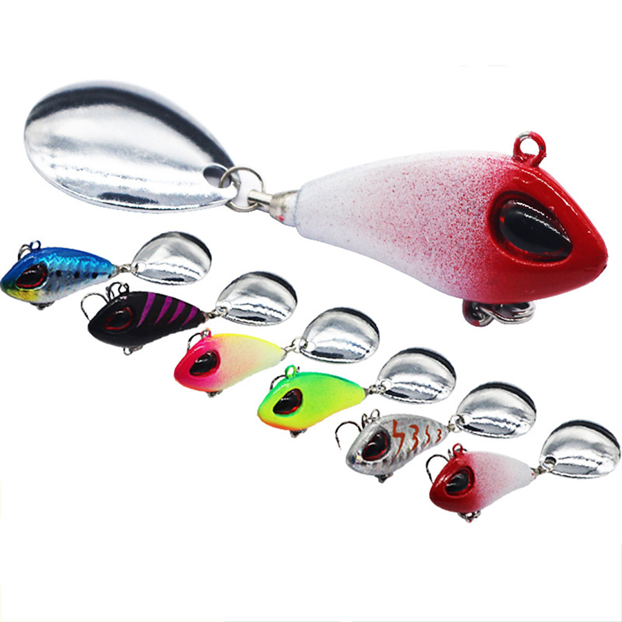 Metal Vib Fishing Micro Spinne - Fishing Lure Blade Bait review and price