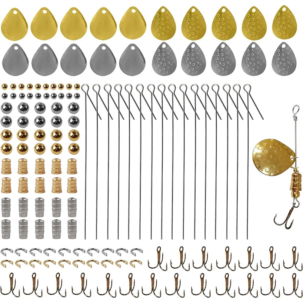 140Pcs Fishing Lures Making Ki - Fishing Lure Spoon review and price