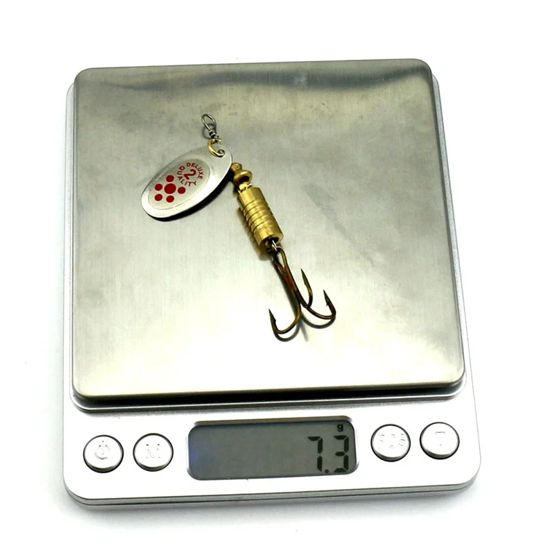 1PCS Metal Plating Spinner Bai - Fishing Lure Spoon review and price
