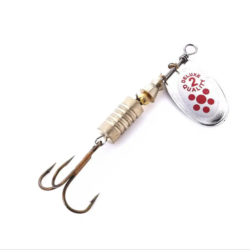 1PCS Metal Plating Spinner Bai - Fishing Lure Spoon review and price