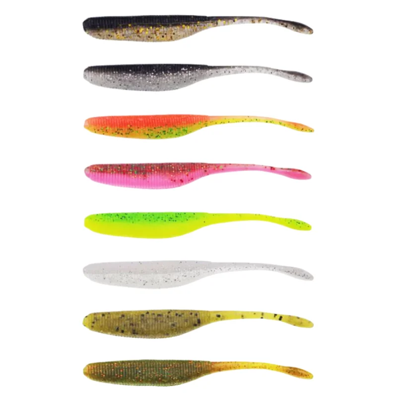 SWOLFY 5PCS Stick Worm Softbai - Fishing Lure Soft Plastic review and price