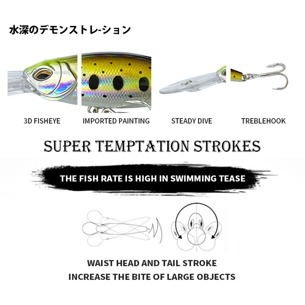 8.5cm 18.2g Fishing Lures Floa - Fishing Lure Jerkbait review and price